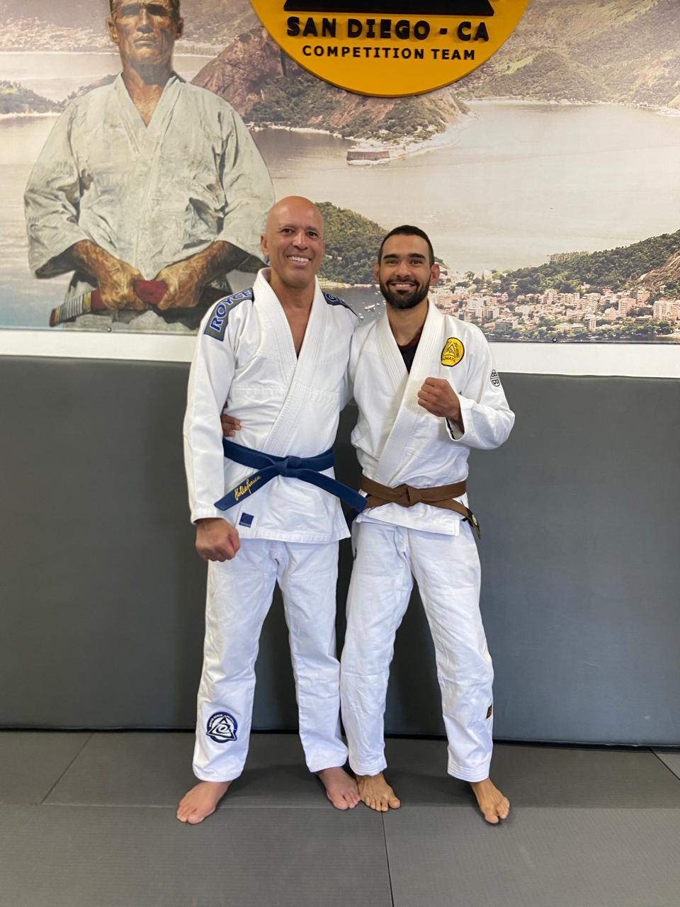 Carlos Gil con Royce Gracie - Conexión directa con el fundador del UFC