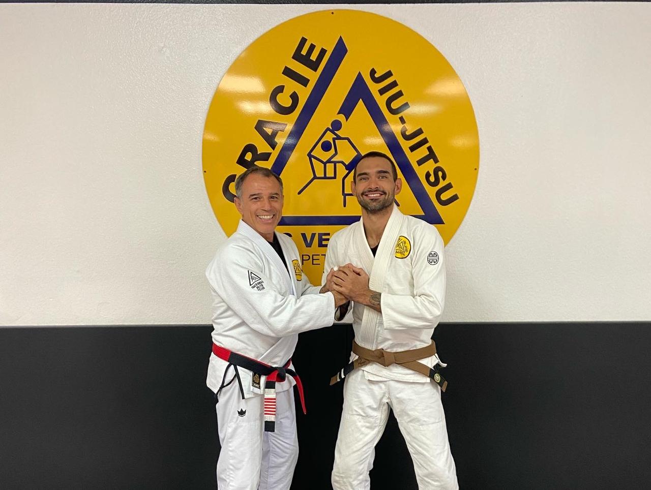 Carlos Gil con Royler Gracie - Seminario de técnicas tradicionales Gracie
